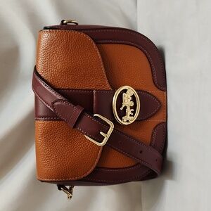 Coach Georgie Saddle Bag In Colorblock